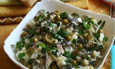 Салат из морской капусты с яйцом: рецепты приготовления вкусных и полезных закусок