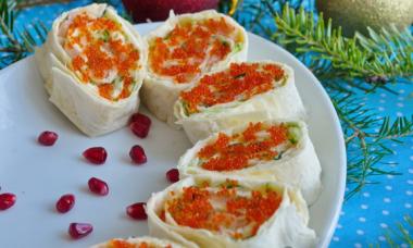 Plnka lavash roll: najlepšie recepty