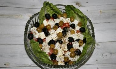Fetax salatası: basit ve lezzetli mezeler için tarifler
