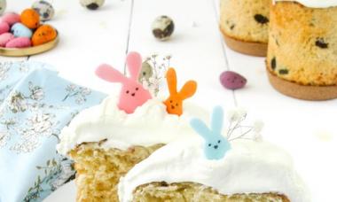 Delicious Easter cakes on yolks with dry yeast