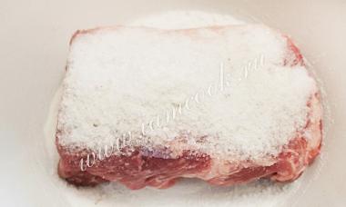Рецепти приготування в'яленої свинини в домашніх умовах